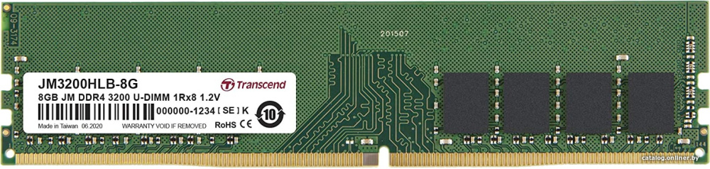 Transcend JetRam 16GB DDR4 PC4-25600 JM3200HLB-16G