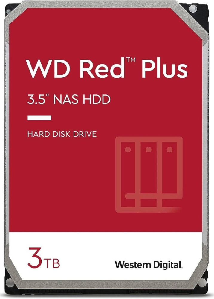 Жесткий диск WD Red Plus 3TB WD30EFPX