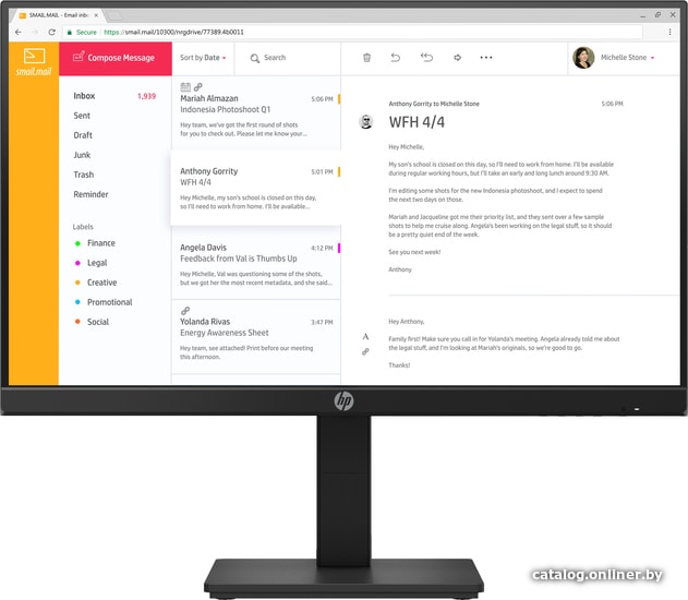 Монитор HP P24h
