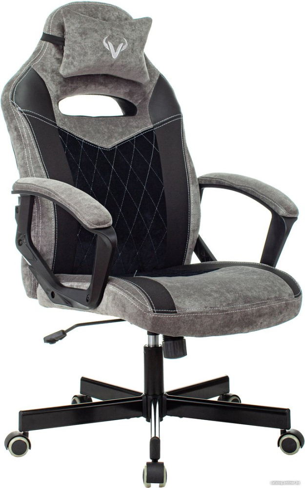 Игровое (геймерское) кресло Zombie Viking 6 Knight Fabric (серый/черный)