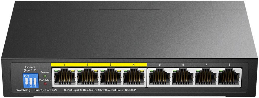 Неуправляемый коммутатор Cudy GS1008P 1.0