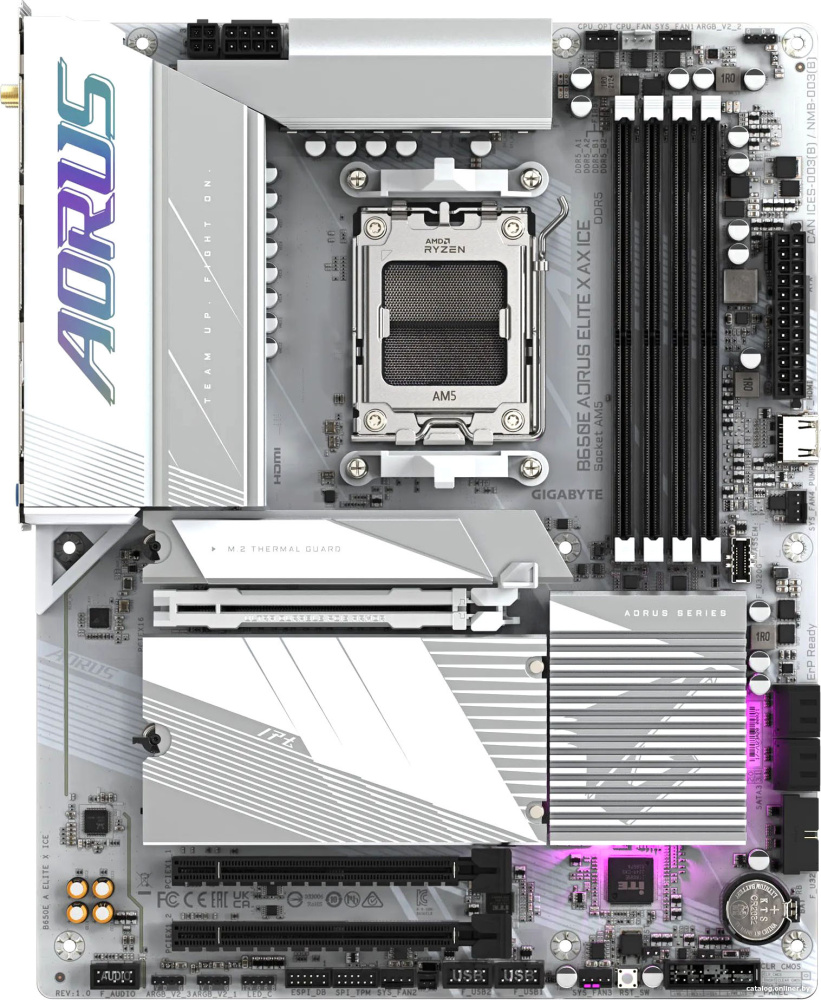 Материнская плата Gigabyte B650E Aorus Elite X AX ICE (rev. 1.0)
