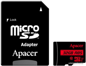 microSDHC AP32GMCSH10U5-R 32GB (с адаптером)