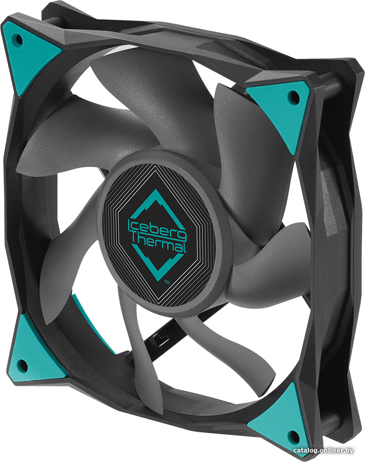 Вентилятор для корпуса Iceberg Thermal IceGALE Xtra 120mm (черный)