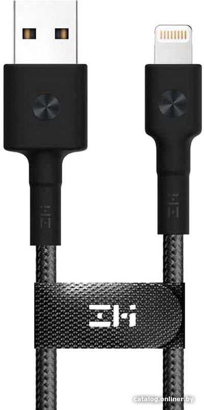 Кабель ZMI AL853 USB Type-A - Lightning (1.5 м, черный)