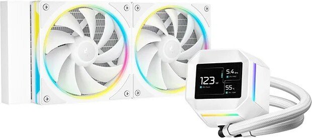 Система жидкостного охлаждения для процессора DeepCool LM240 WH R-LM240-WHDMMC-1