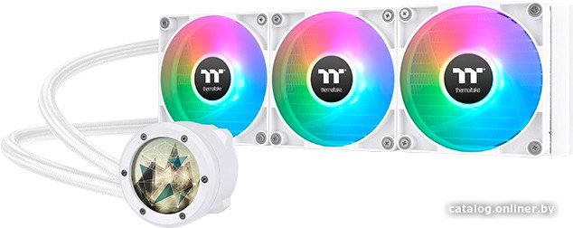 Жидкостное охлаждение для процессора Thermaltake TH360 V2 Ultra ARGB Snow Edition CL-W405-PL12SW-A