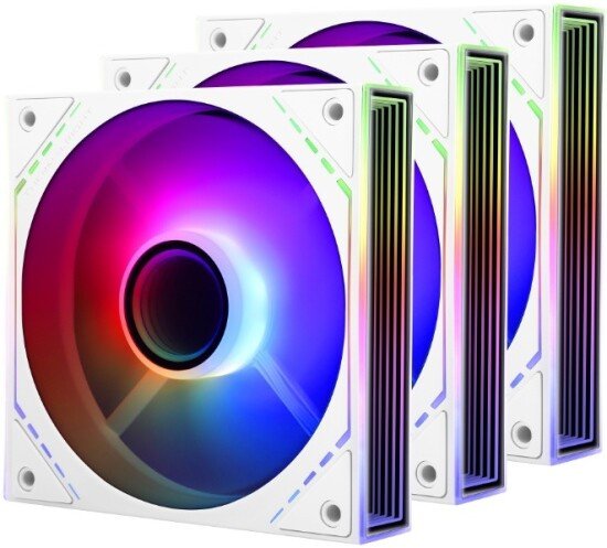 Комплект вентиляторов для корпуса Thermalright TL-M12W-S X3 (белый)
