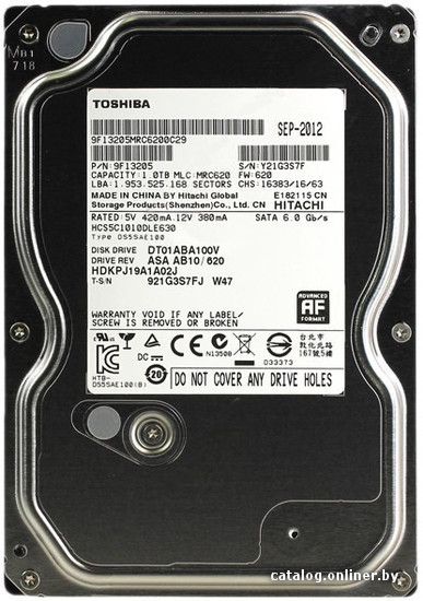 Жесткий диск Toshiba DT01ABA V 1TB DT01ABA100V