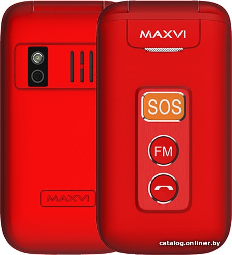 Мобильный телефон Maxvi E5 (красный)