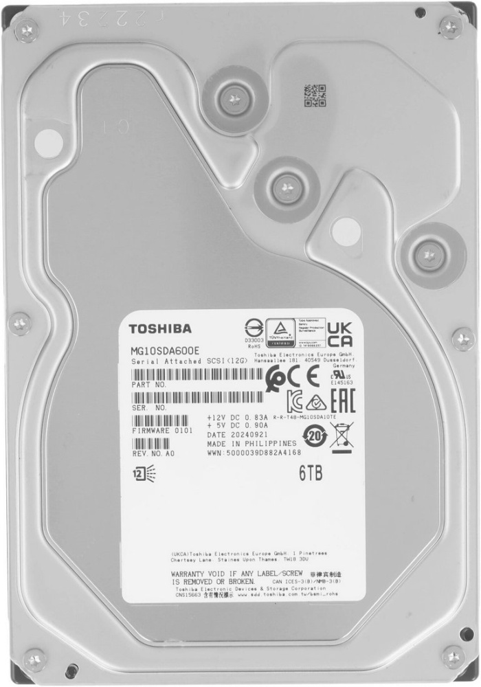Жесткий диск Toshiba MG10-D 6TB MG10SDA600E