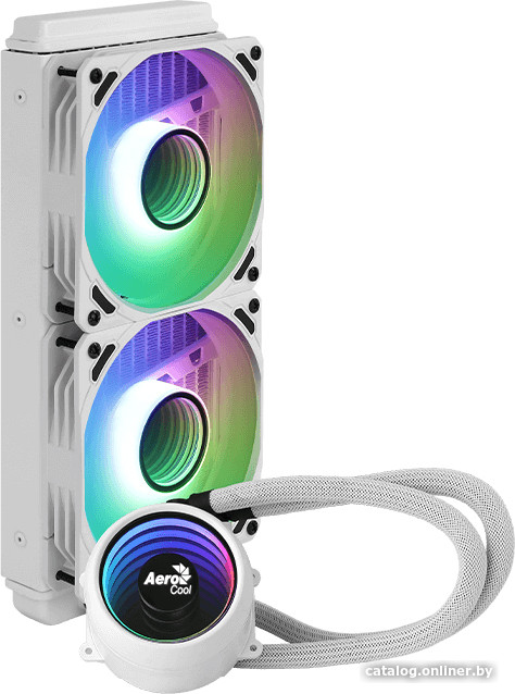 Жидкостное охлаждение для процессора AeroCool Mirage L240 (белый)