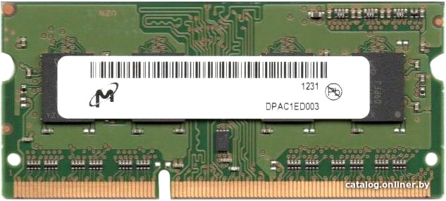 Micron 4GB DDR4 SODIMM PC4-25600 MTA4ATF51264HZ-3G2J1