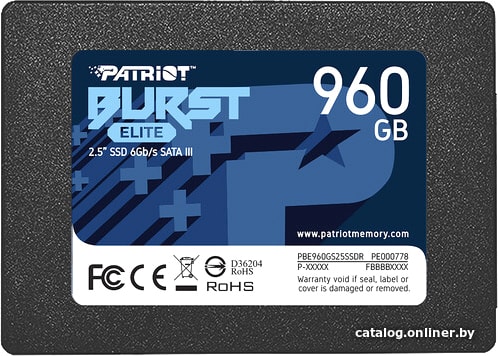 SSD Patriot Burst Elite 960GB PBE960GS25SSDR