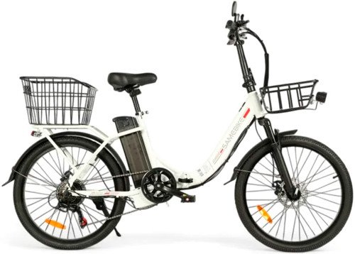 Электровелосипед SameBike City Master MY-E04 (белый)