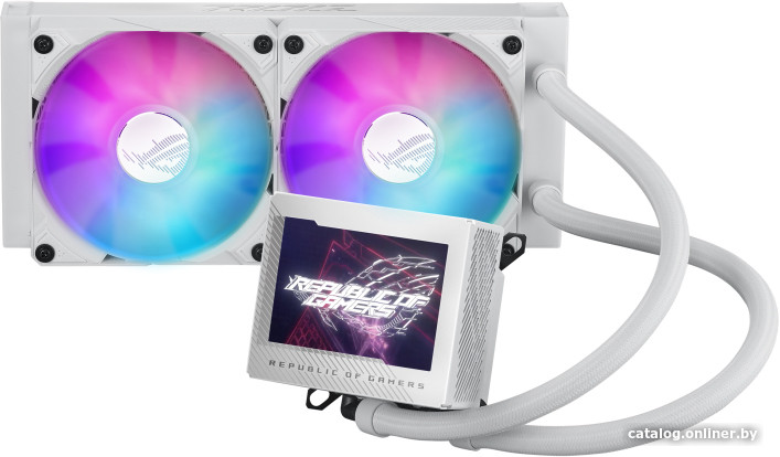 Жидкостное охлаждение для процессора ASUS ROG Ryujin III 240 ARGB White Edition