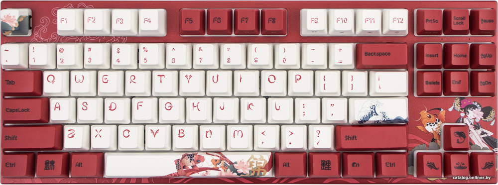 Клавиатура Varmilo MA87 V2 Koi VEM (EC V2 Iris, нет кириллицы)