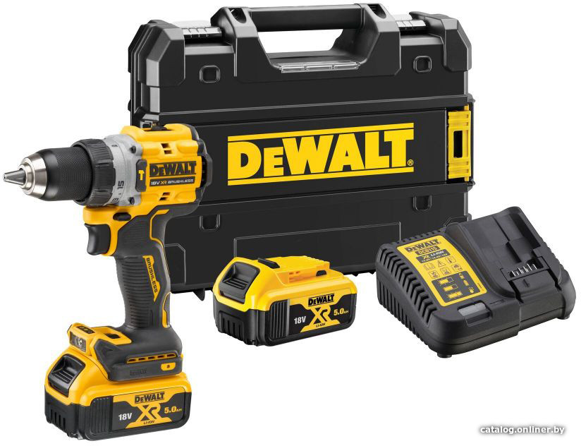 Ударная дрель-шуруповерт DeWalt DCD805P2T (с 2-мя АКБ, кейс)