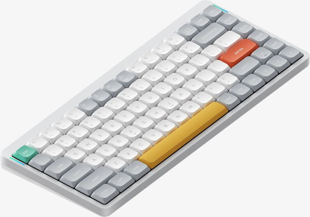 Клавиатура NuPhy Air75 V2 Ionic White (NuPhy Low Profile Moss)