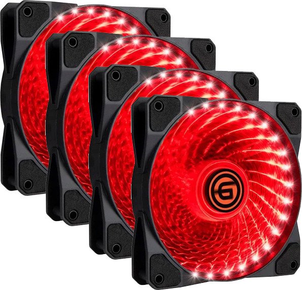 Комплект вентиляторов для корпуса Ginzzu 12LR33 (4 шт.)