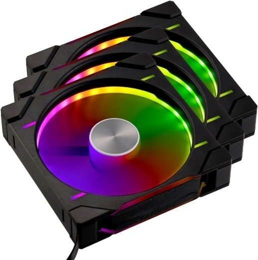 Комплект вентиляторов для корпуса Phanteks D30-140 D-RGB Reversed Triple PH-F140D30R_DRGB_PWM_BK01_3
