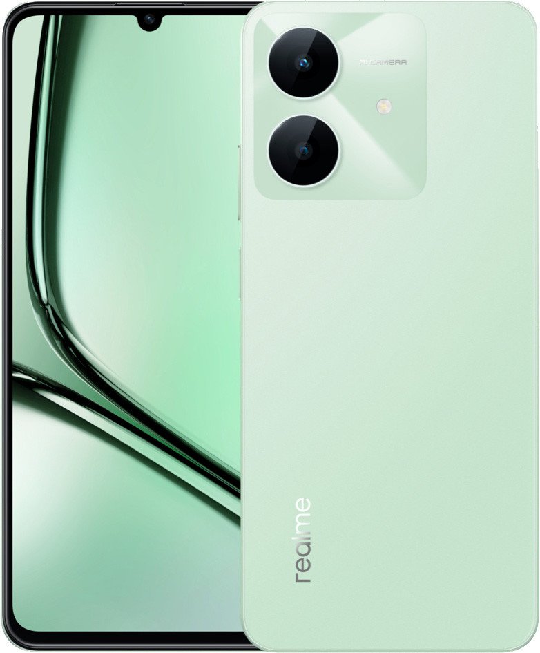 Телефон Realme Note 60x RMX3938 3GB/64GB (зеленый)
