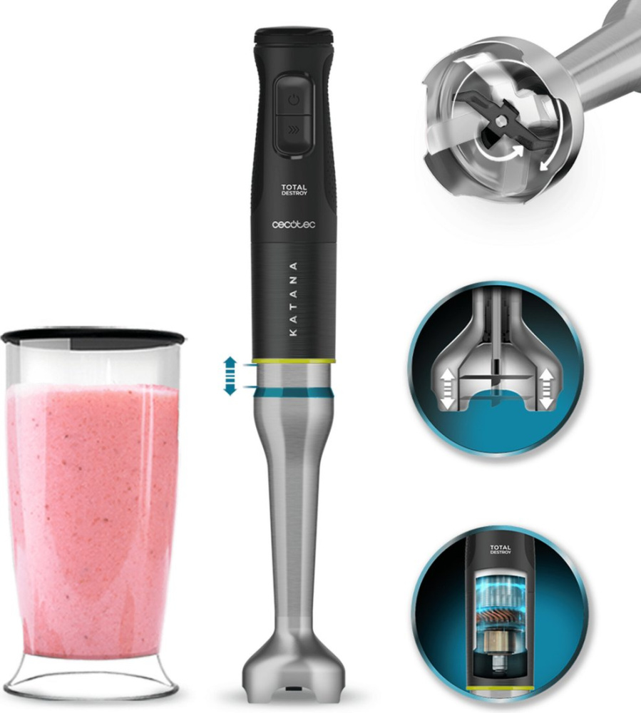 Погружной блендер Cecotec Katana 15 TotalDestroy Jar B