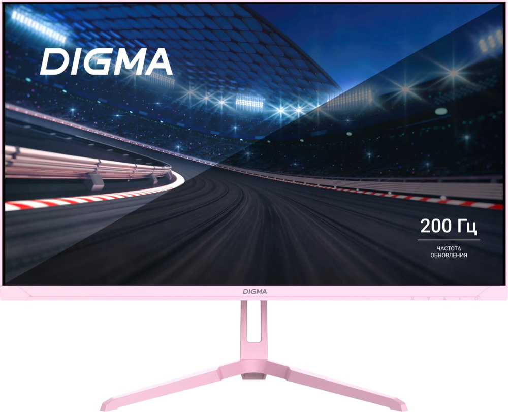 Игровой монитор Digma Overdrive 24P410F (розовый)