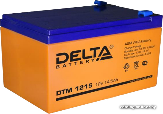 Аккумулятор для ИБП Delta DTM 1215 (12В/14.6 А·ч)