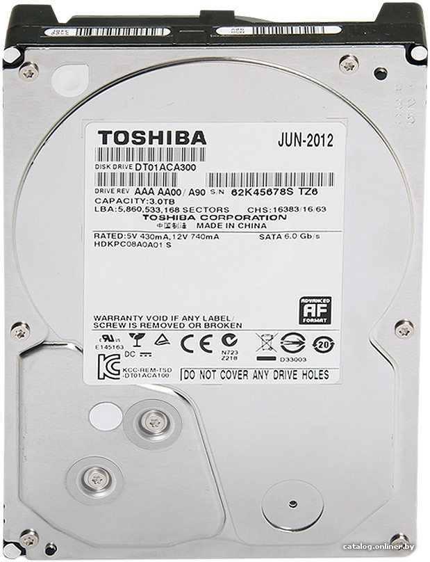 Жесткий диск Toshiba DT01ACA 3TB (DT01ACA300)