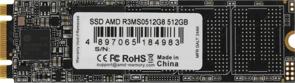 SSD AMD Radeon R3 512GB R3MS0512G8