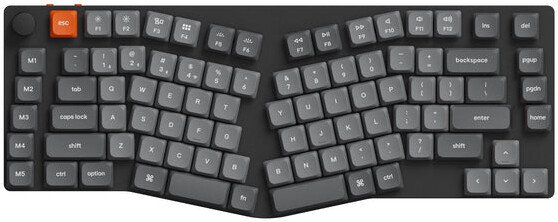 Клавиатура Keychron K15 Max RGB K15M-B1 (Gateron Low Profile Red 2.0, нет кириллицы)