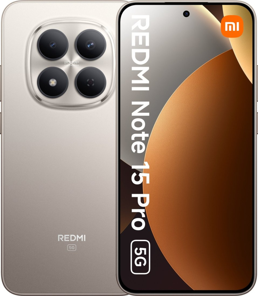 Телефон Xiaomi Redmi Note 15 Pro 5G 8GB/256GB международная версия (титановый)