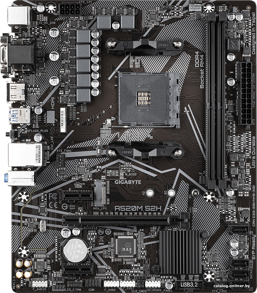 Материнская плата Gigabyte A520M S2H (rev. 1.0)