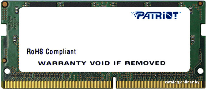 Patriot Signature Line 4GB DDR3 SODIMM PC3-12800 [PSD34G160081S]