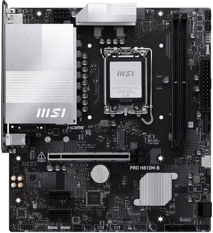 Материнская плата MSI Pro H810M-B