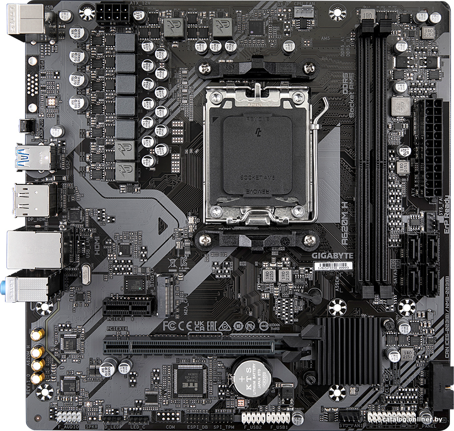 Материнская плата Gigabyte A620M H (rev. 1.0)