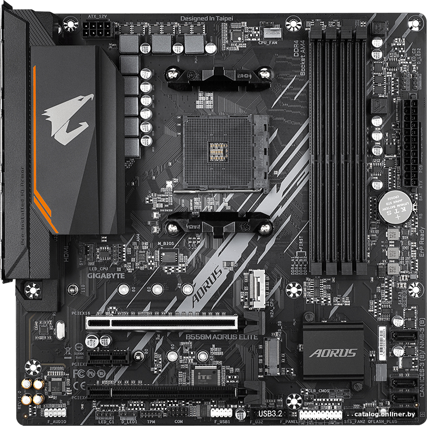 Материнская плата Gigabyte B550M Aorus Elite (rev. 1.3)