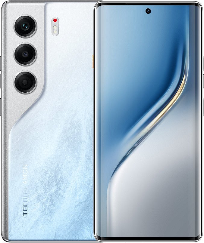 Телефон Tecno Camon 40 Pro 5G 8GB/256GB (ледяной белый)