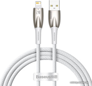 Glimmer Series Fast Charging Data Cable USB Type-A - Lightning 2.4A CADH000202 (1 м, белый)