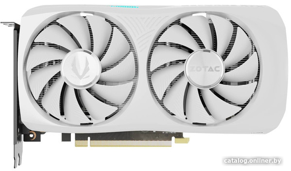 Видеокарта ZOTAC GeForce RTX 4060 Ti 8GB Twin Edge OC White Edition ZT-D40610Q-10M