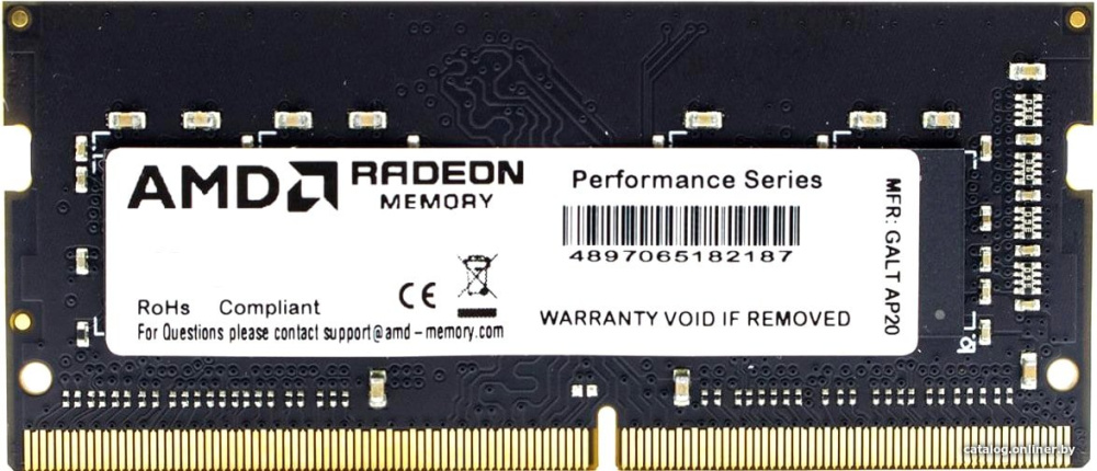 AMD Radeon 16GB DDR4 SODIMM PC4-25600 R9416G3206S2S-UO