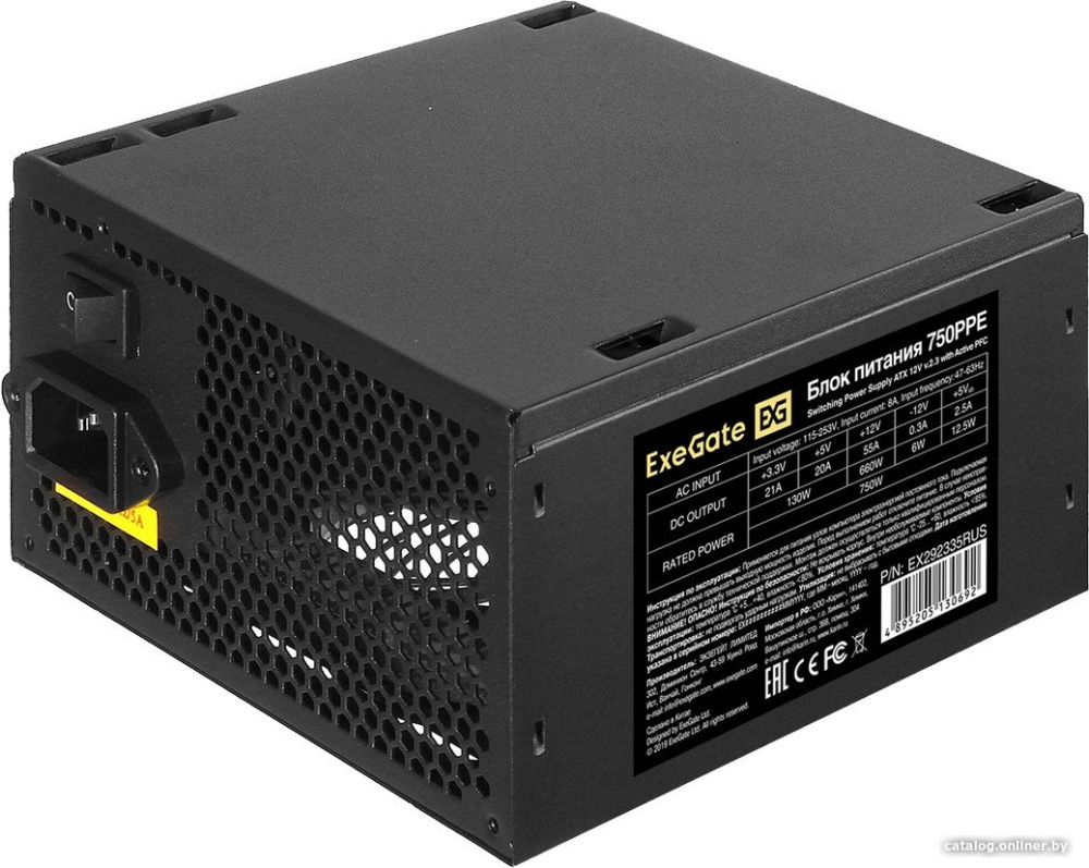 Блок питания ExeGate 750PPE EX292335RUS