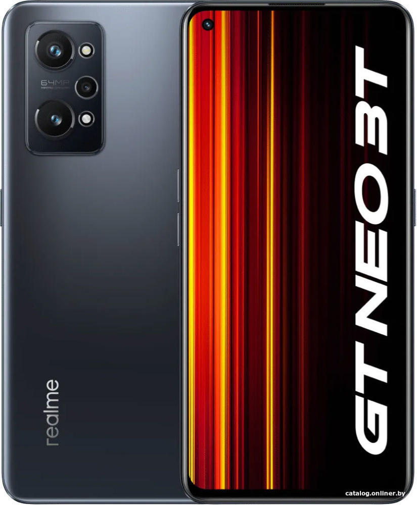 Смартфон Realme GT Neo 3T 80W 8GB/128GB международная версия (черный)