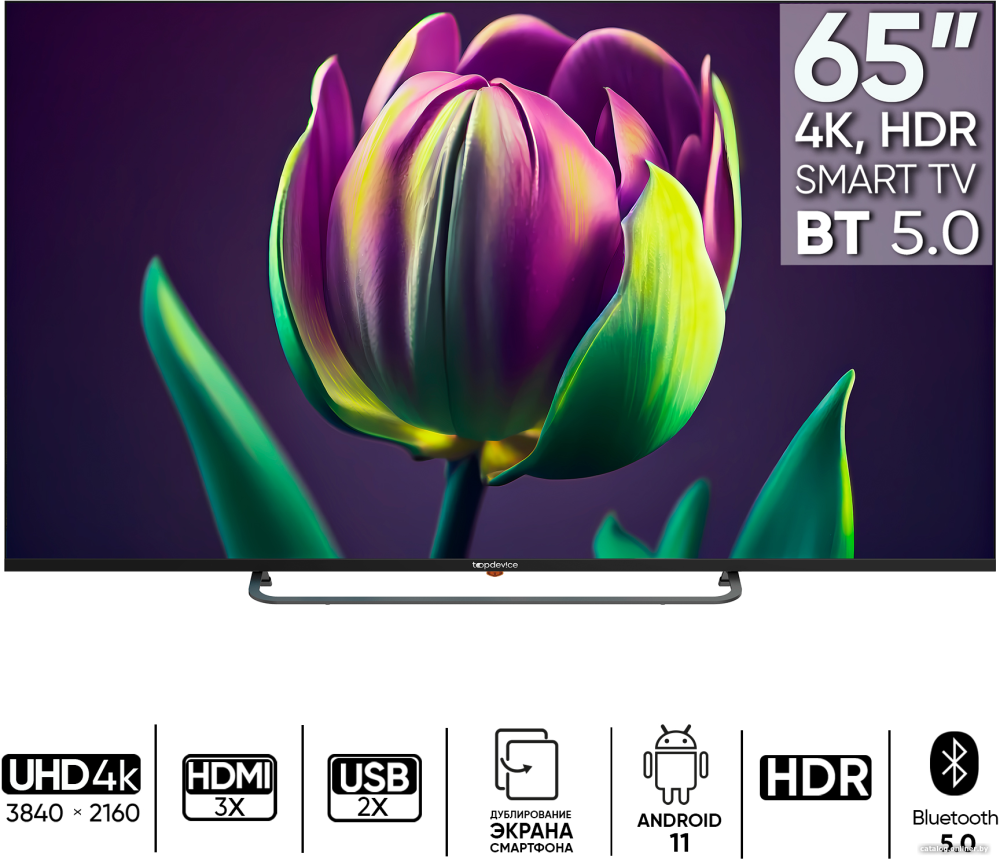 Телевизор Topdevice Ultra Neo TDTV65CS06U_BK