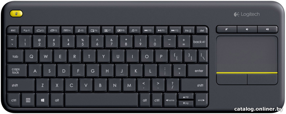 Клавиатура Logitech K400 Plus 920-007147 (черный)
