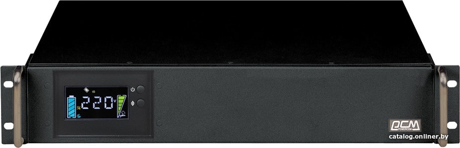 Источник бесперебойного питания Powercom King Pro RM KIN-1500AP LCD RM