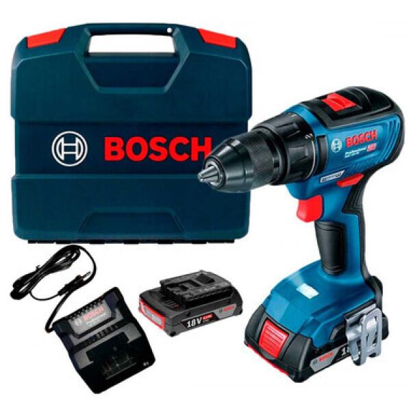 Ударная дрель-шуруповерт Bosch GSB 18V-50 Professional 06019H5100 (с 2-мя АКБ, кейс)