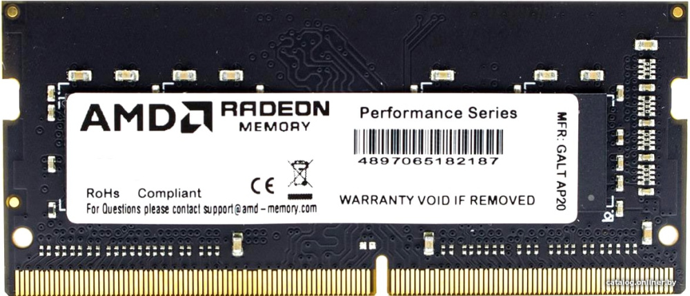 AMD Radeon 16GB DDR4 SODIMM PC4-25600 R9416G3206S2S-U