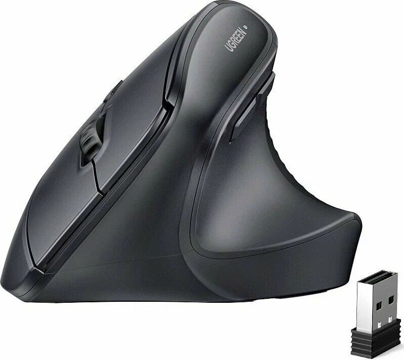 Вертикальная мышь Ugreen M571P 65042 (черный)